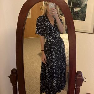 Christy Dawn Lottie Dress in Sapphire Dot